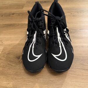 Nike Alpha Menace Shark Football Cleats Men’s 8.5 Black White